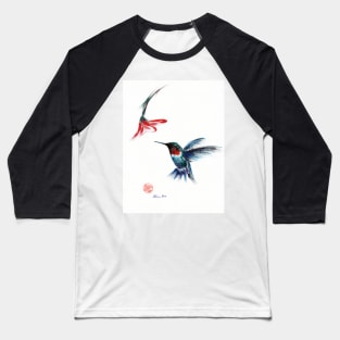 ANGEL - Hummingbird Painting Baseball T-Shirt